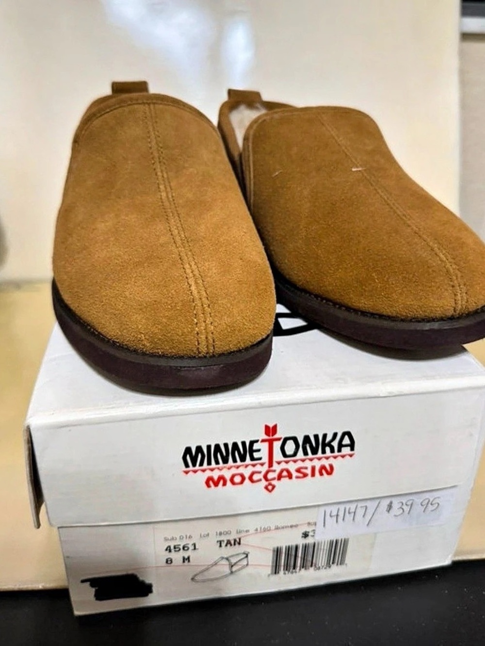 Minnetonka Moccasin Leather Loafers US 8 M
